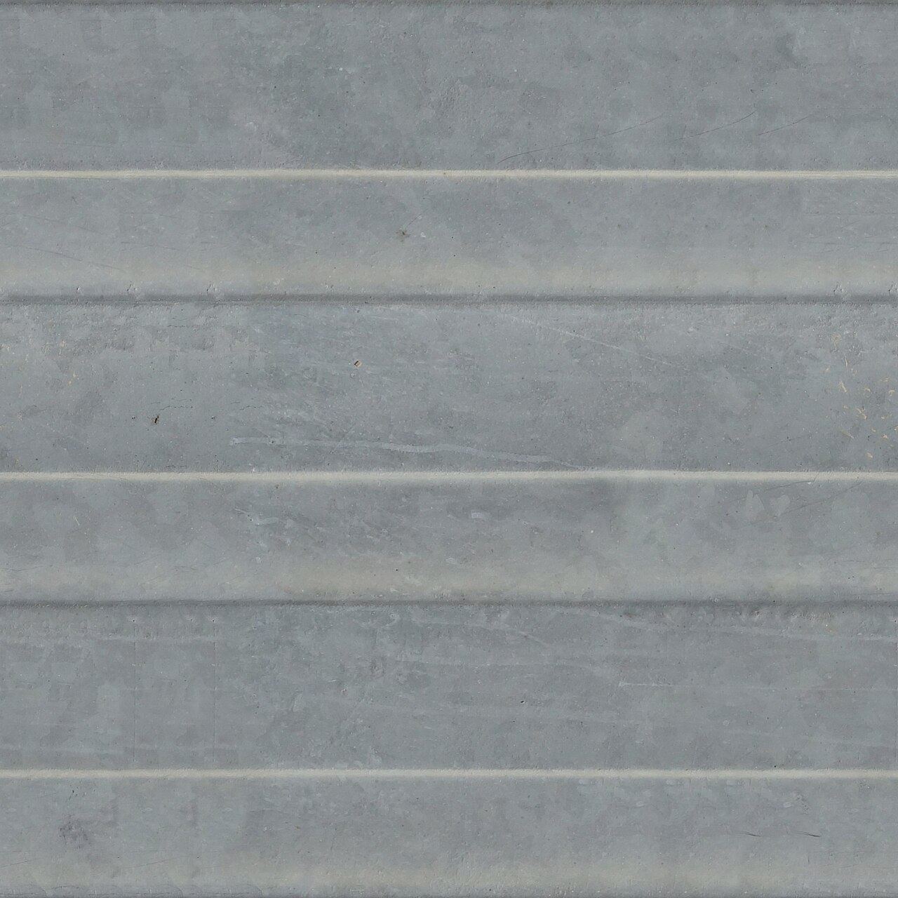 Galvanized corrugated steel sheet