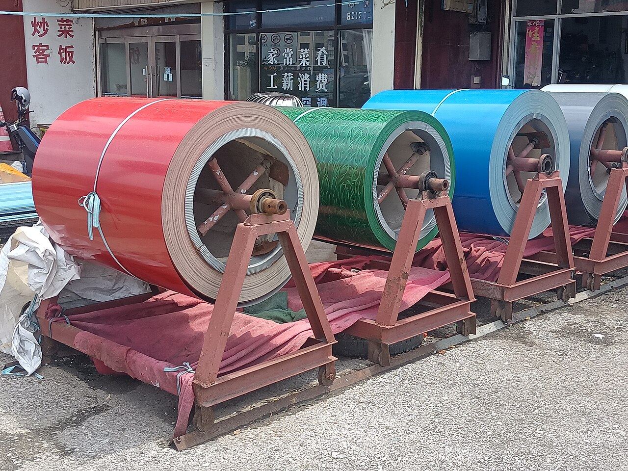 Colour-coated PPGI steel coils